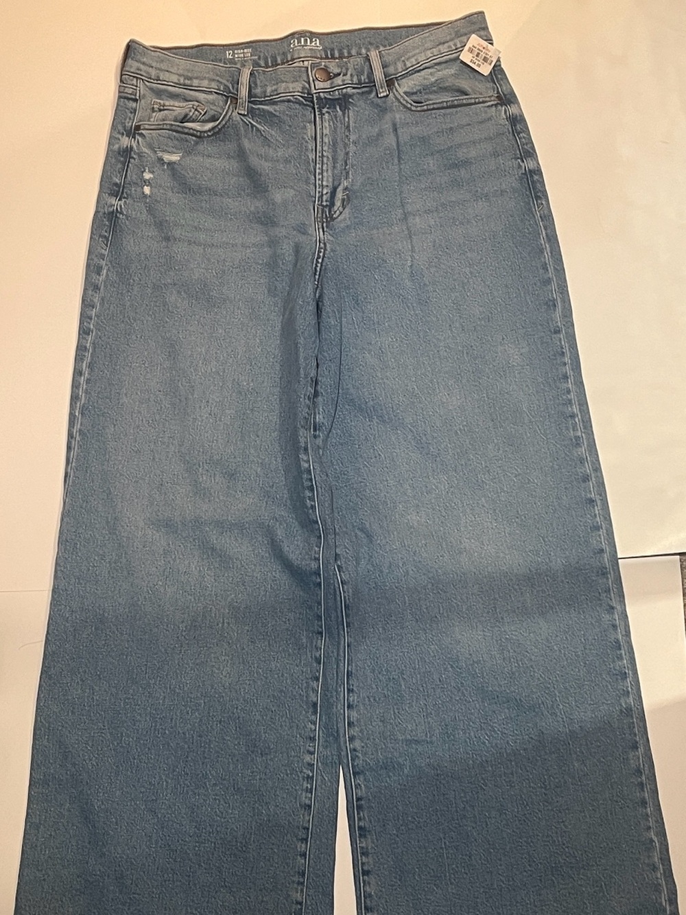a.n.a Light Blue Wide-Leg Jeans